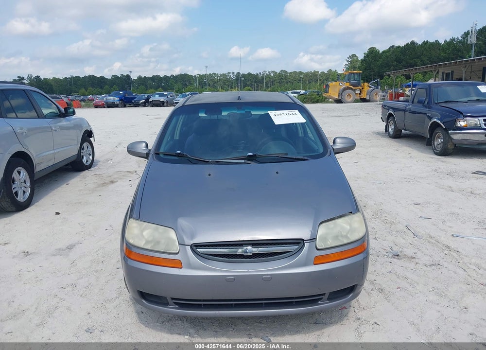 2006 CHEVROLET AVEO VIN: KL1TG56676B537180
