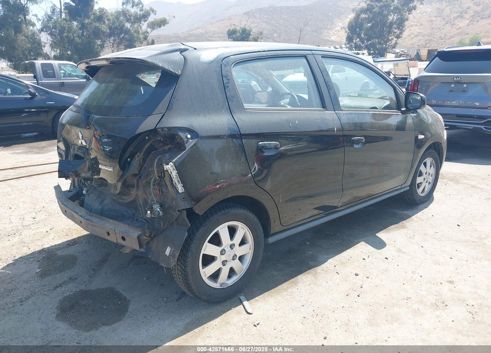 2014 MITSUBISHI MIRAGE VIN: ML32A3HJ8EH006208