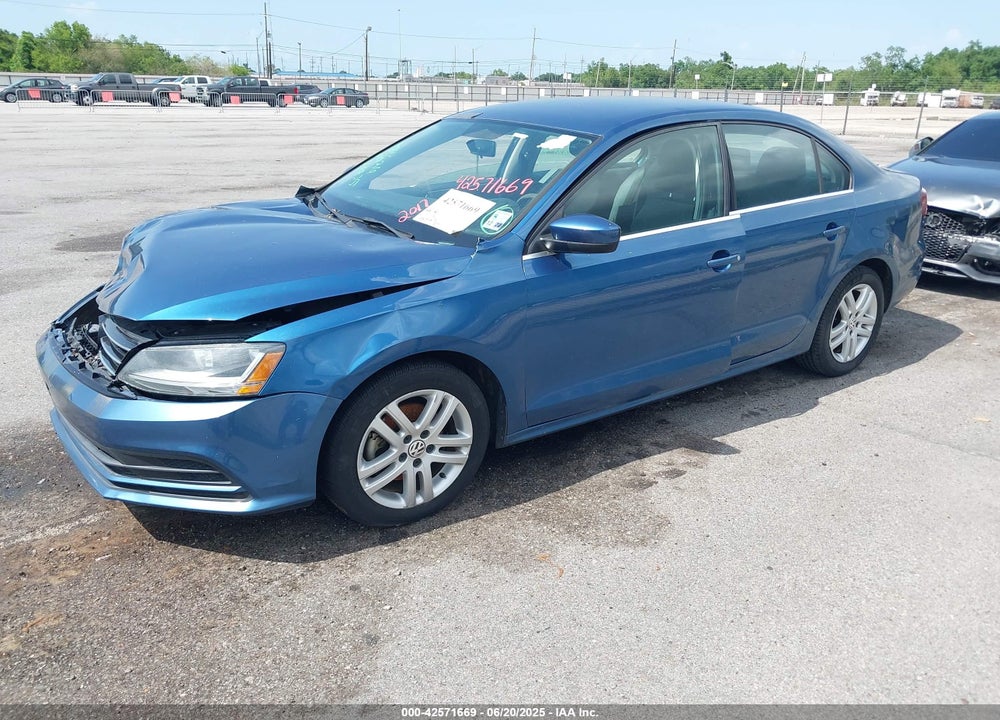 2017 VOLKSWAGEN JETTA VIN: 3VW2B7AJ6HM327219