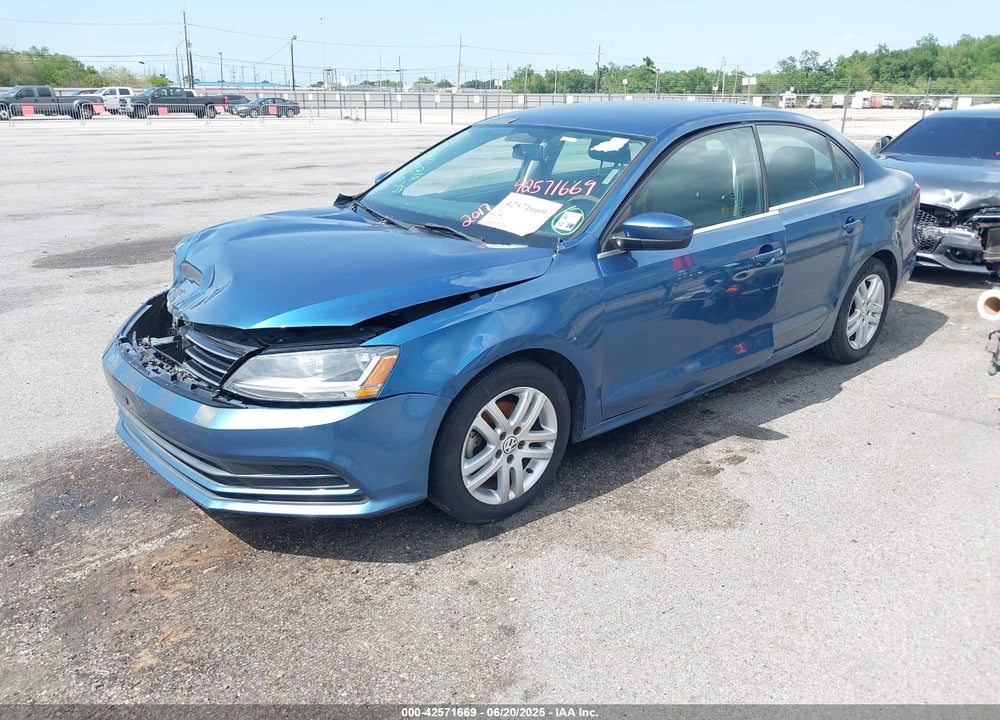 2017 VOLKSWAGEN JETTA VIN: 3VW2B7AJ6HM327219