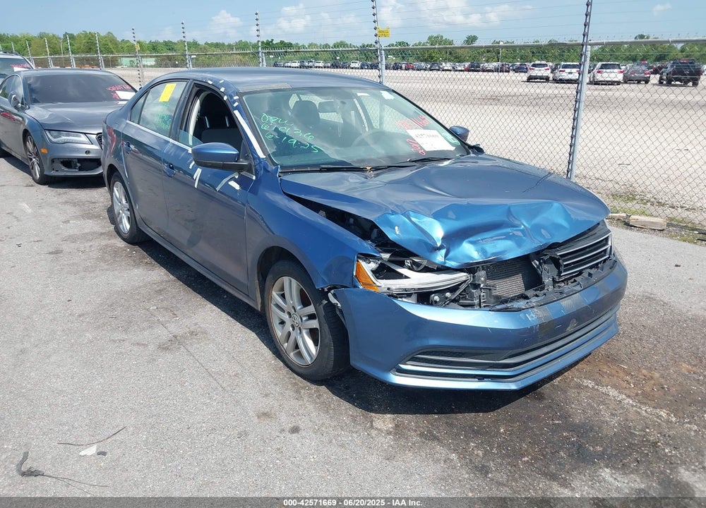 2017 VOLKSWAGEN JETTA VIN: 3VW2B7AJ6HM327219