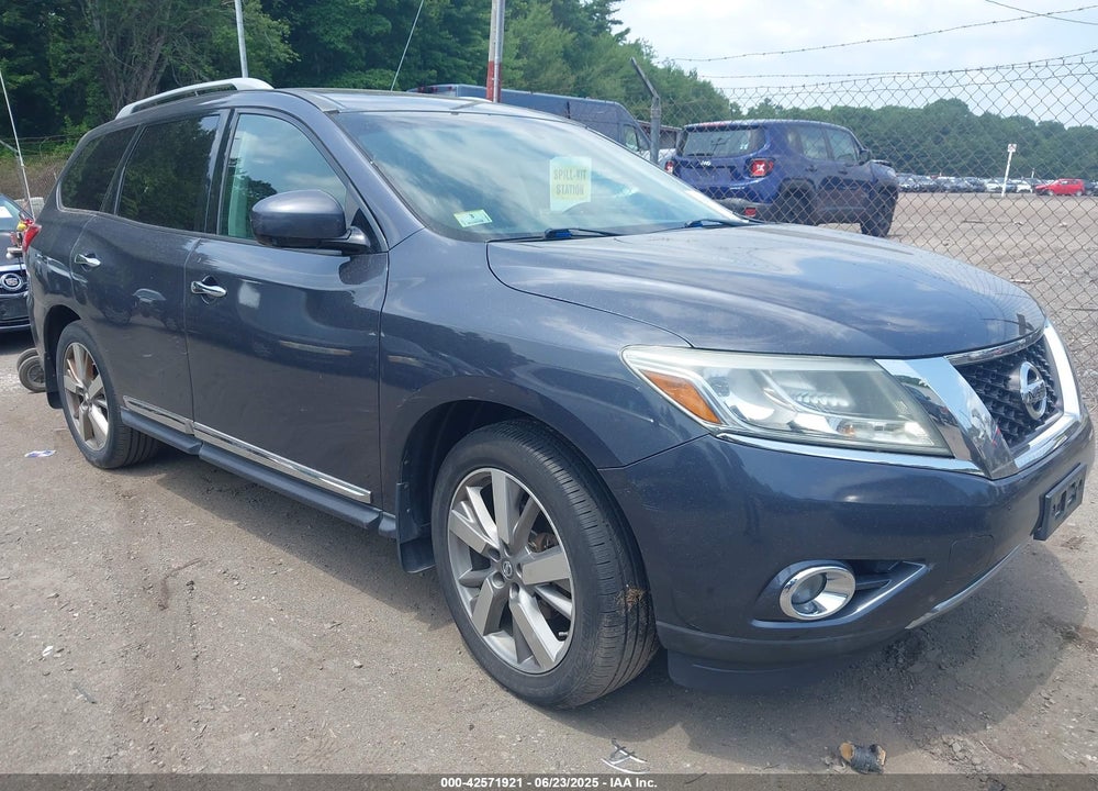 2013 NISSAN PATHFINDER PLATINUM VIN: 5N1AR2MMXDC669881