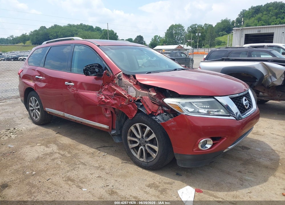 2013 NISSAN PATHFINDER SL VIN: 5N1AR2MM1DC687444
