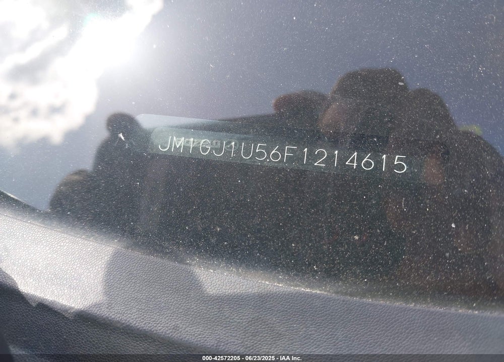 2015 MAZDA 6 VIN: JM1GJ1U56F1214615