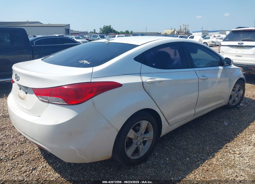 2012 HYUNDAI ELANTRA GLS VIN: 5NPDH4AE1CH078399