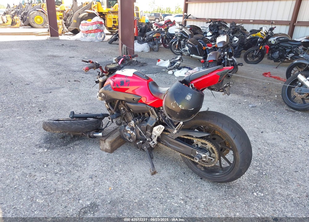 2017 YAMAHA FZ07A VIN: JYARM20E2HA000912
