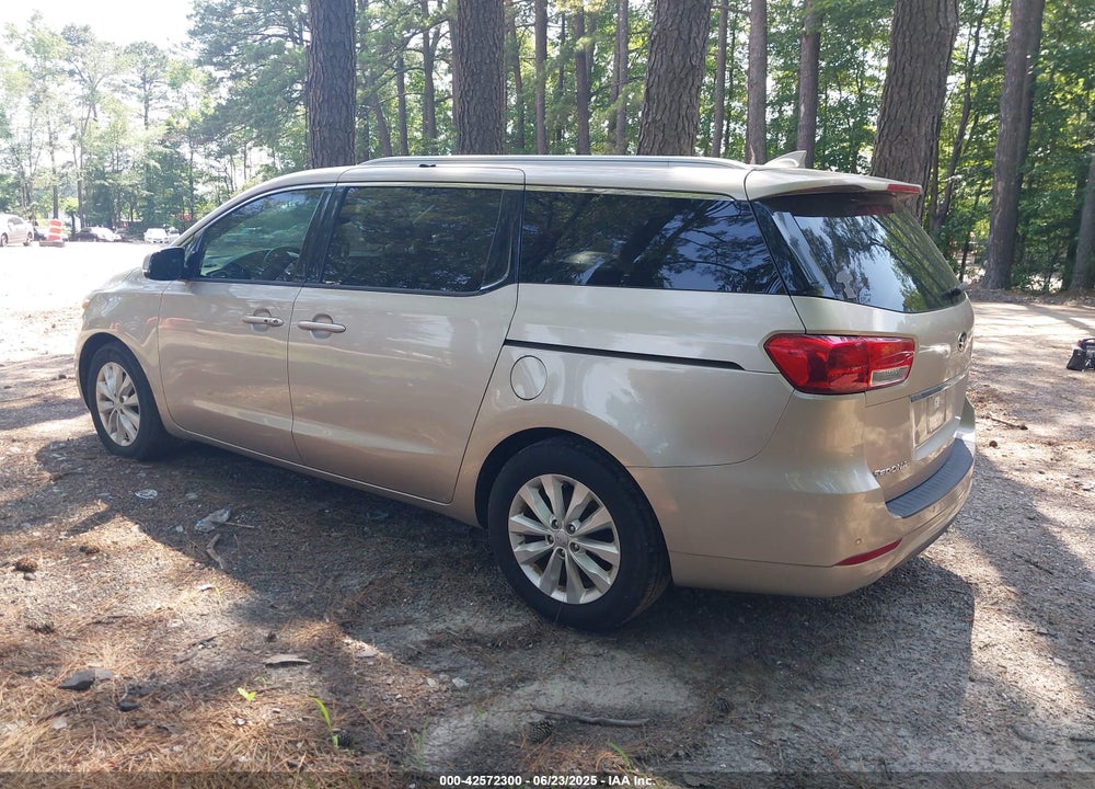2016 KIA SEDONA EX VIN: KNDMC5C13G6138620