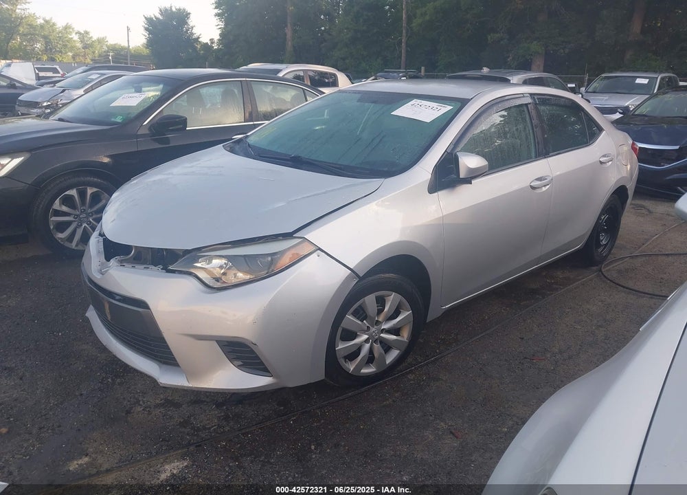 2016 TOYOTA COROLLA VIN: 2T1BURHE6GC645401
