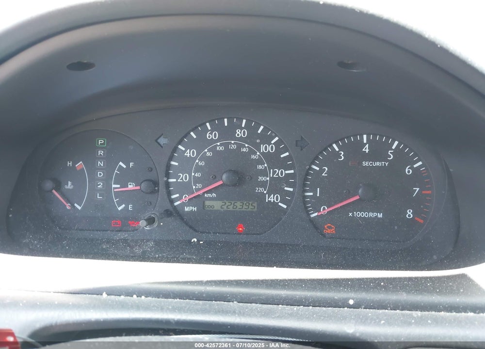 2001 TOYOTA CAMRY SOLARA SE V6 VIN: 2T1CF22P11C531376