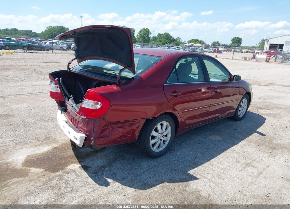 2002 TOYOTA CAMRY XLE V6 VIN: 4T1BF30K12U032781