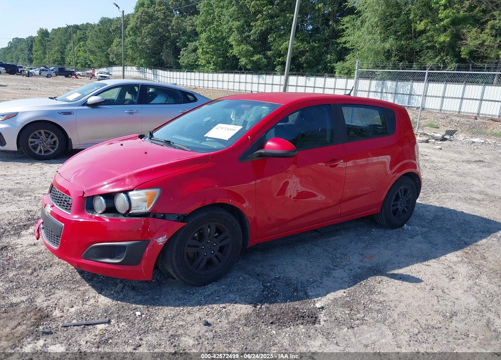 2012 CHEVROLET SONIC VIN: 1G1JA6SH5C4126092