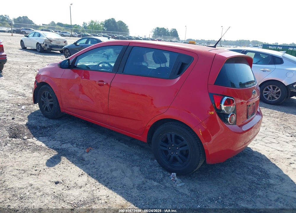 2012 CHEVROLET SONIC VIN: 1G1JA6SH5C4126092