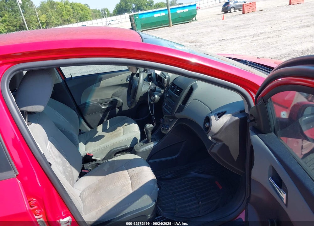 2012 CHEVROLET SONIC VIN: 1G1JA6SH5C4126092