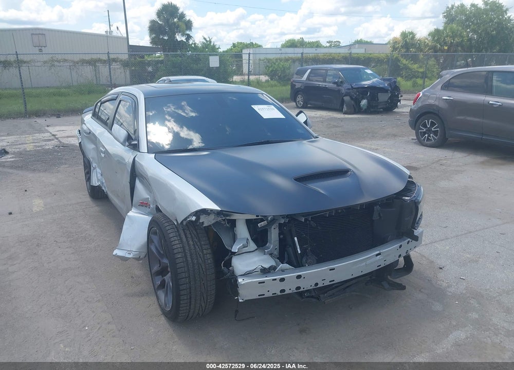 2022 DODGE CHARGER SCAT PACK VIN: 2C3CDXGJ2NH229554