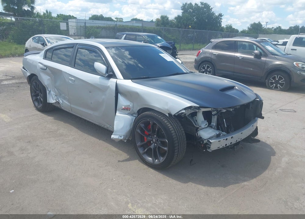 2022 DODGE CHARGER SCAT PACK VIN: 2C3CDXGJ2NH229554
