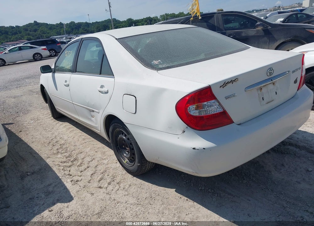 2004 TOYOTA CAMRY LE VIN: 4T1BE32K24U353425