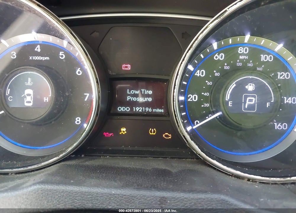 2013 HYUNDAI SONATA GLS VIN: 5NPEB4ACXDH696844