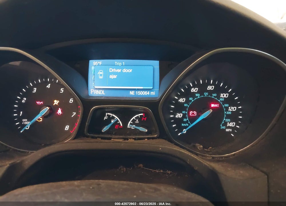 2014 FORD FOCUS VIN: 1FADP3F22EL376296