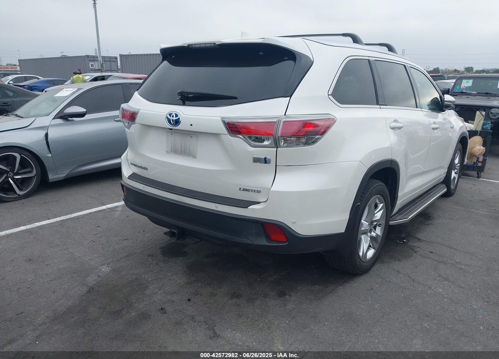 2016 TOYOTA HIGHLANDER HYBRID VIN: 5TDDCRFH9GS015341