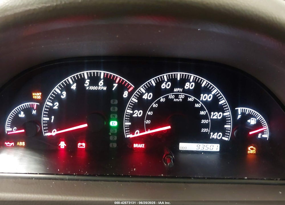 2005 TOYOTA CAMRY LE VIN: 4T1BE32K55U422447