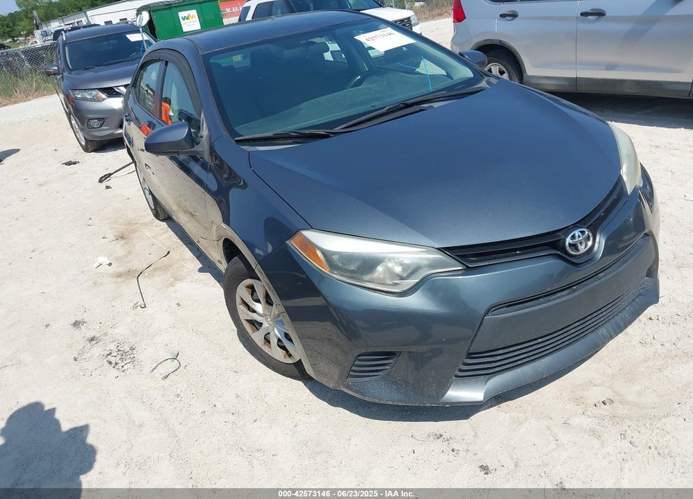 2015 TOYOTA COROLLA L VIN: 2T1BURHEXFC277285