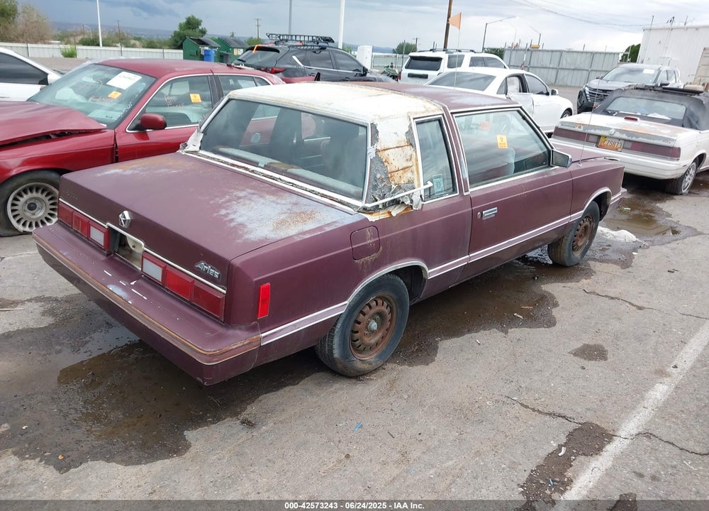 1983 DODGE ARIES SE VIN: 1B3BD41C0DG158141