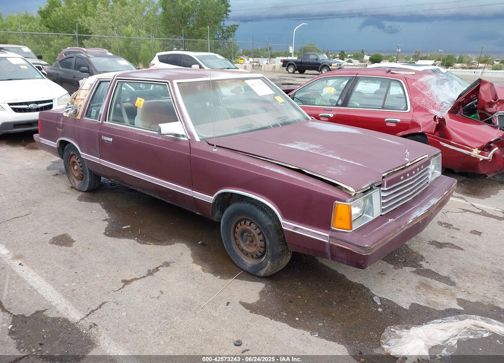 1983 DODGE ARIES SE VIN: 1B3BD41C0DG158141