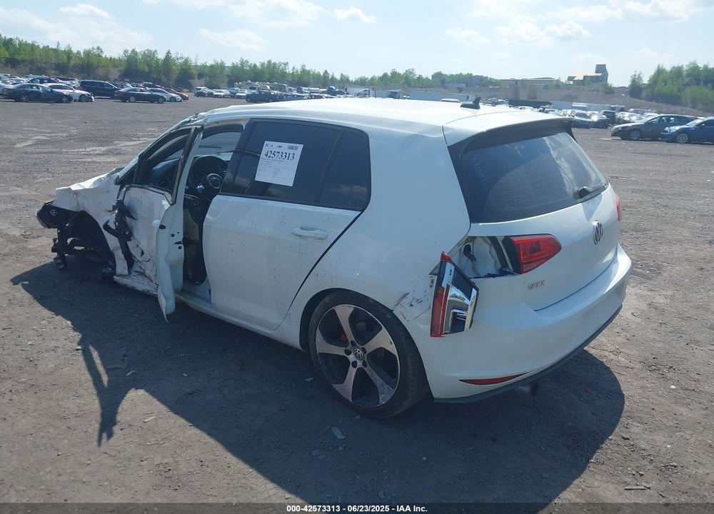 2017 VOLKSWAGEN GOLF VIN: 3VW5T7AU7HM074478