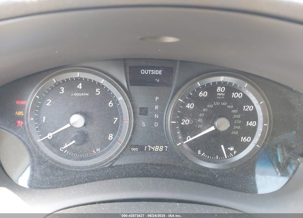 2007 LEXUS ES 350 VIN: JTHBJ46G672103955