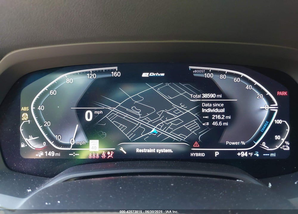 2022 BMW X5 PHEV XDRIVE45E VIN: 5UXTA6C01N9L07364