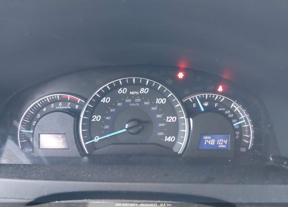 2013 TOYOTA CAMRY XLE VIN: 4T1BF1FK8DU712661