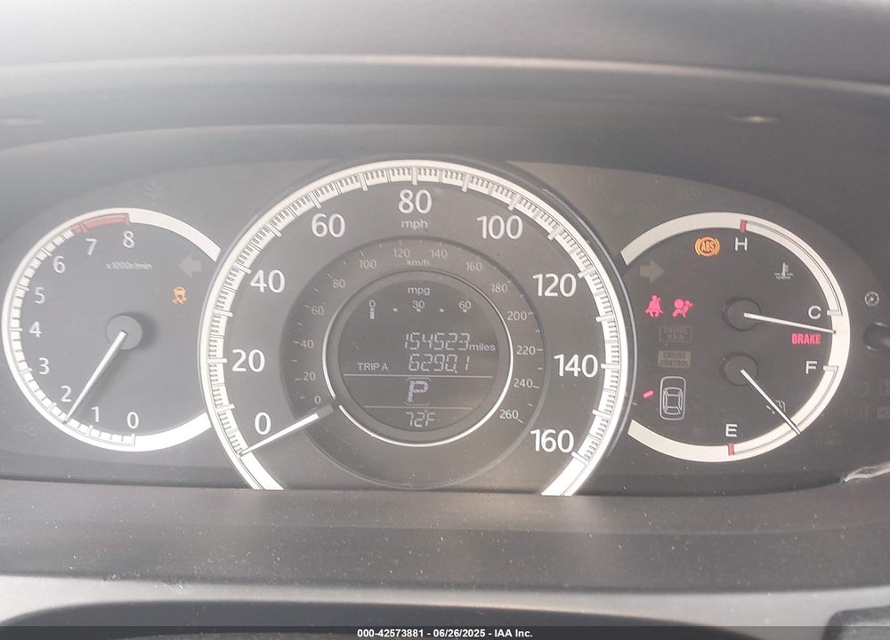 2013 HONDA ACCORD VIN: 1HGCR2F38DA101238