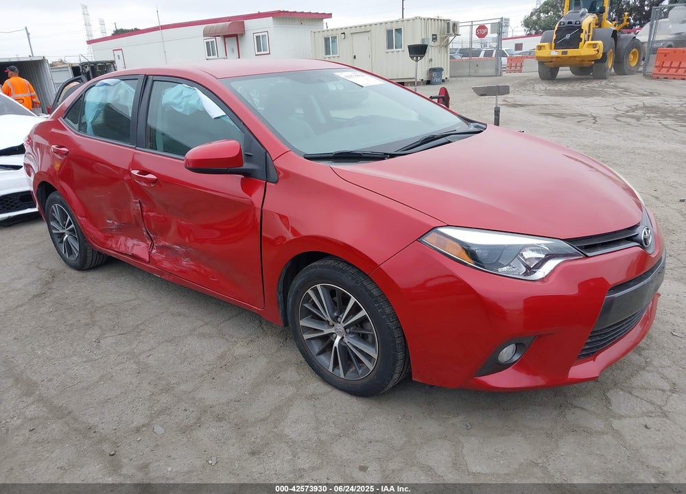 2016 TOYOTA COROLLA VIN: 5YFBURHE8GP529021