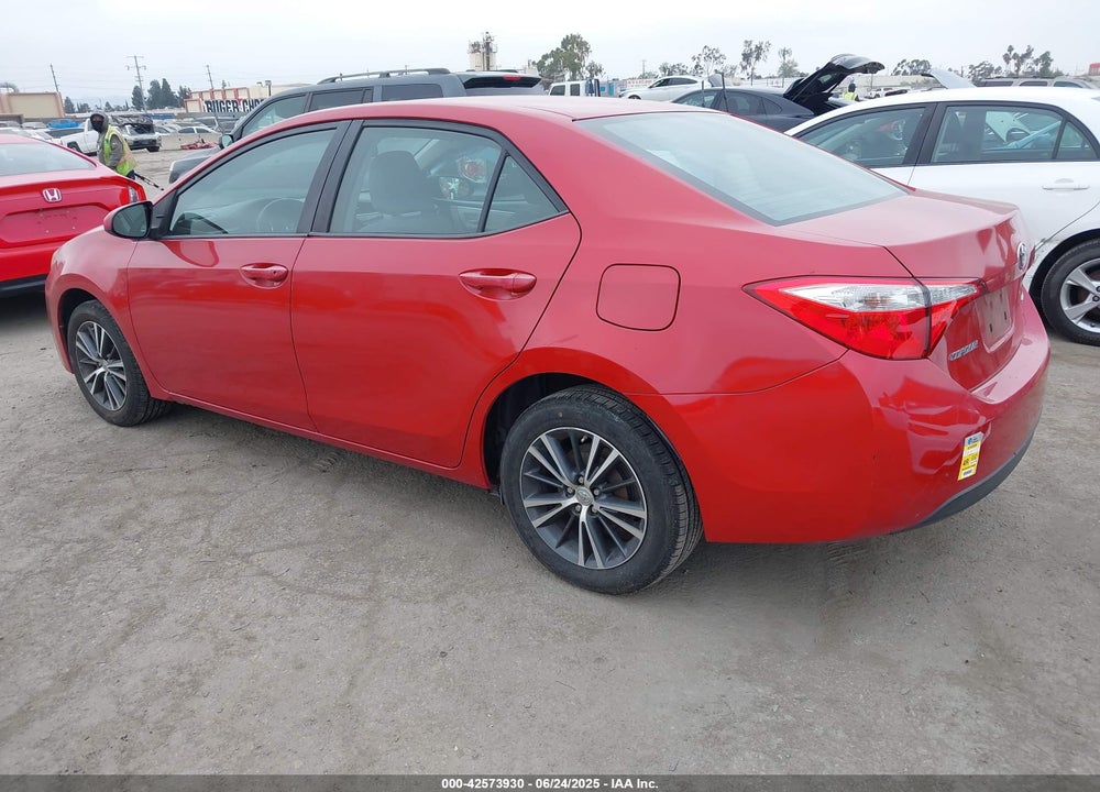 2016 TOYOTA COROLLA VIN: 5YFBURHE8GP529021