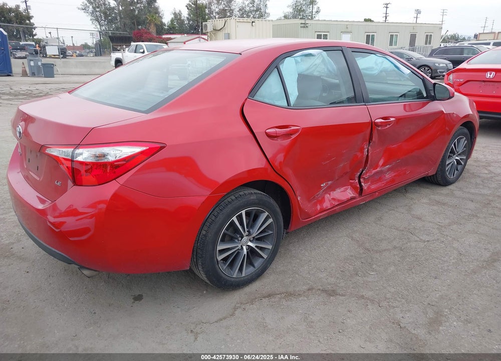 2016 TOYOTA COROLLA VIN: 5YFBURHE8GP529021