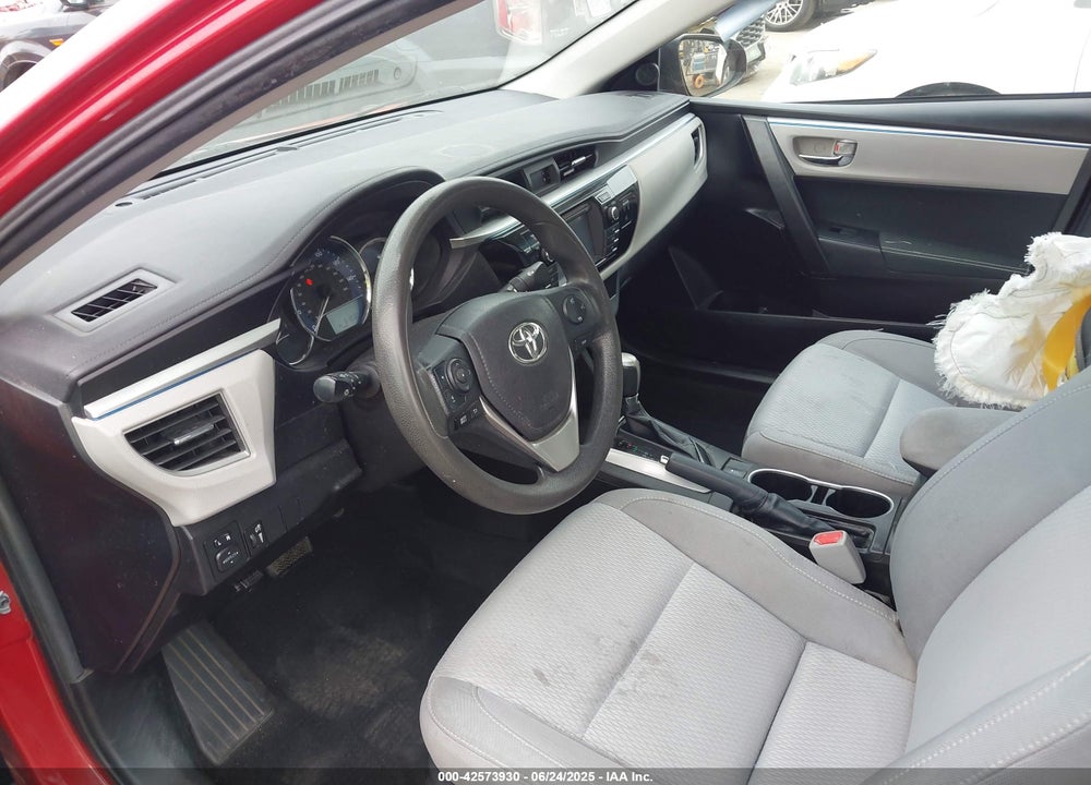 2016 TOYOTA COROLLA VIN: 5YFBURHE8GP529021
