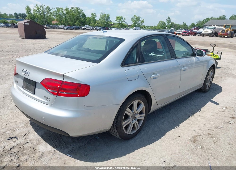 2010 AUDI A4 2.0T PREMIUM VIN: WAUDFAFL2AN036426