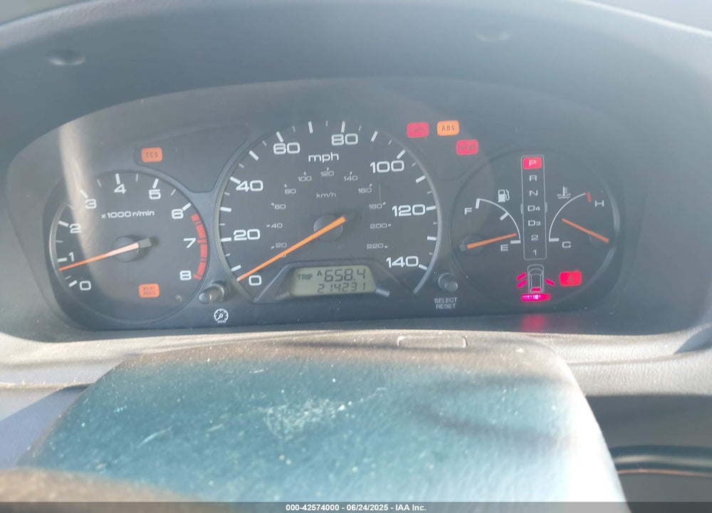 2001 HONDA ODYSSEY EX VIN: 2HKRL186X1H502760