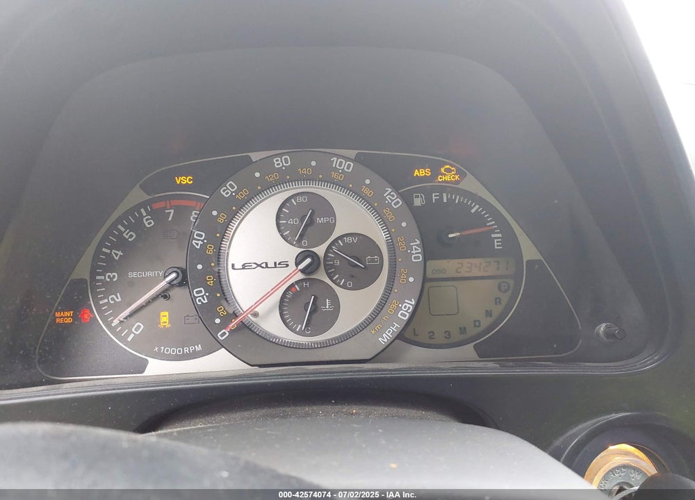 2004 LEXUS IS 300 VIN: JTHBD192140088312