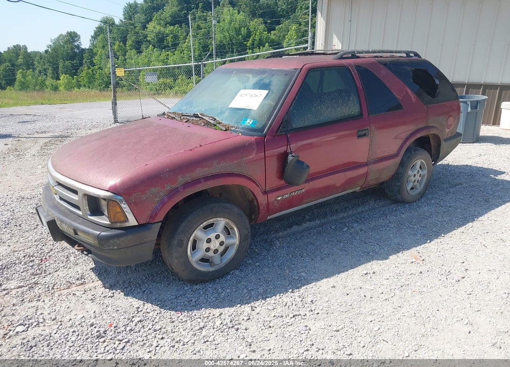 1997 CHEVROLET BLAZER LS VIN: 1GNCT18W7VK136406
