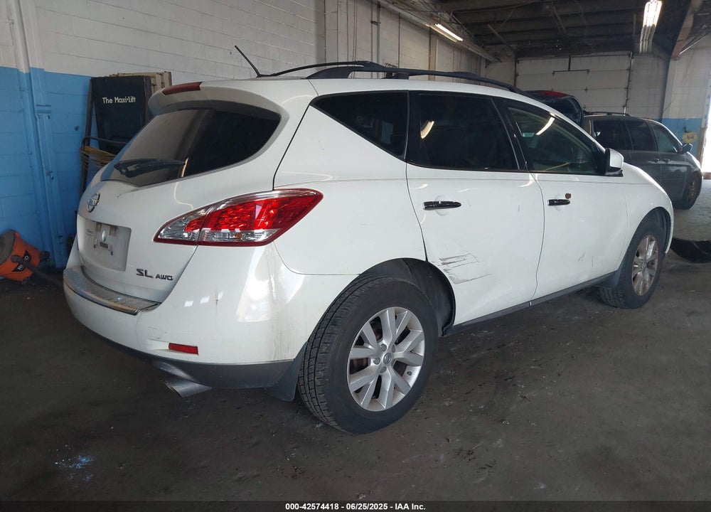 2011 NISSAN MURANO VIN: JN8AZ1MW9BW172580
