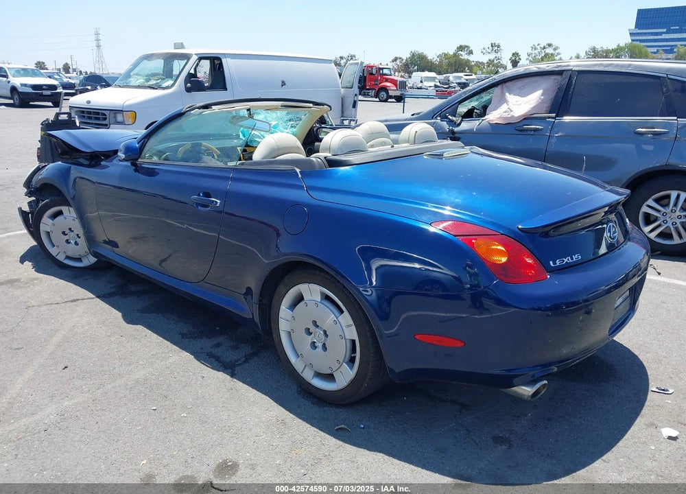 2003 LEXUS SC 430 VIN: JTHFN48Y530044513