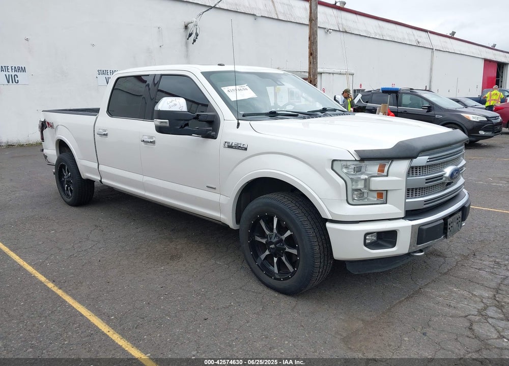 2016 FORD F-150 PLATINUM VIN: 1FTFW1EG6GFD20628