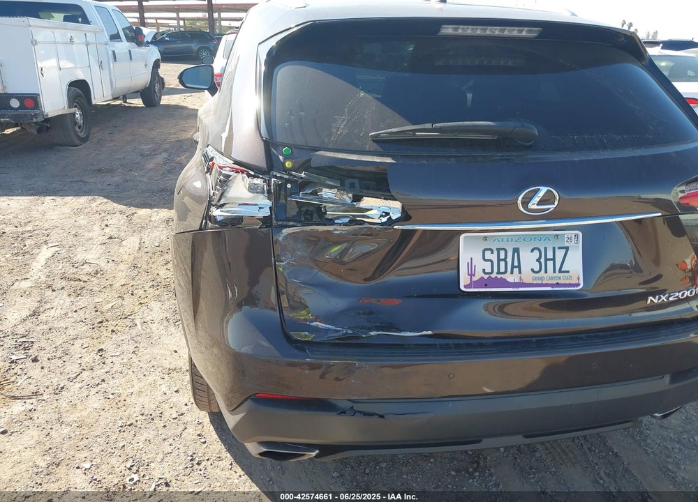 2015 LEXUS NX200T VIN: JTJYARBZ2F2005520