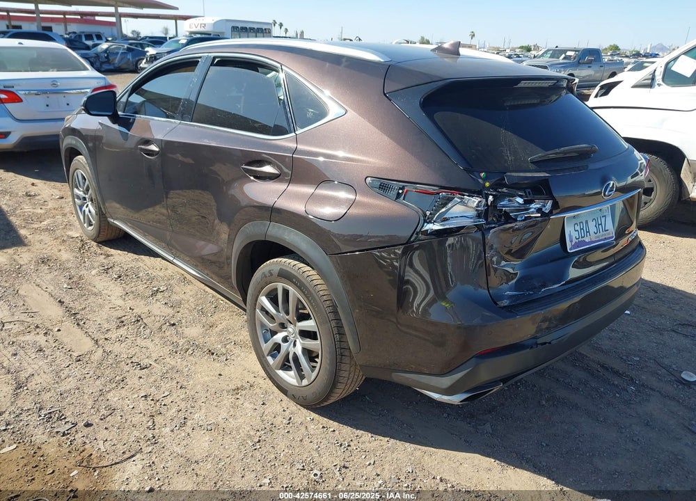 2015 LEXUS NX200T VIN: JTJYARBZ2F2005520
