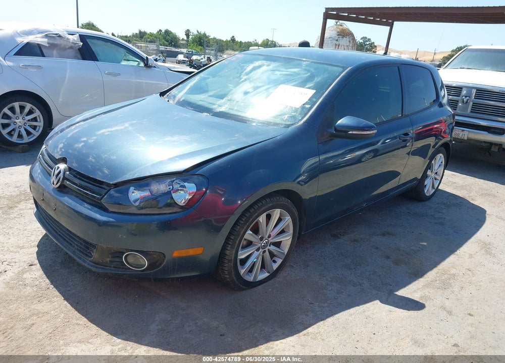 2012 VOLKSWAGEN GOLF TDI 2-DOOR VIN: WVWBM7AJ9CW295680