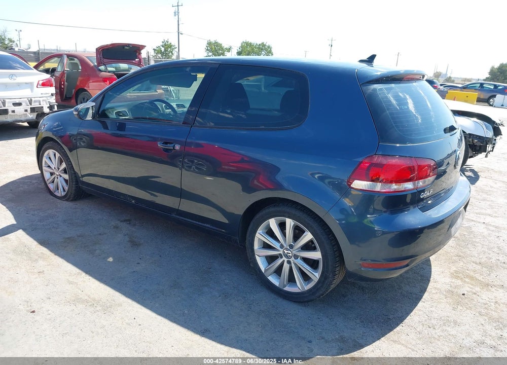 2012 VOLKSWAGEN GOLF TDI 2-DOOR VIN: WVWBM7AJ9CW295680