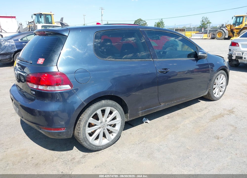 2012 VOLKSWAGEN GOLF TDI 2-DOOR VIN: WVWBM7AJ9CW295680