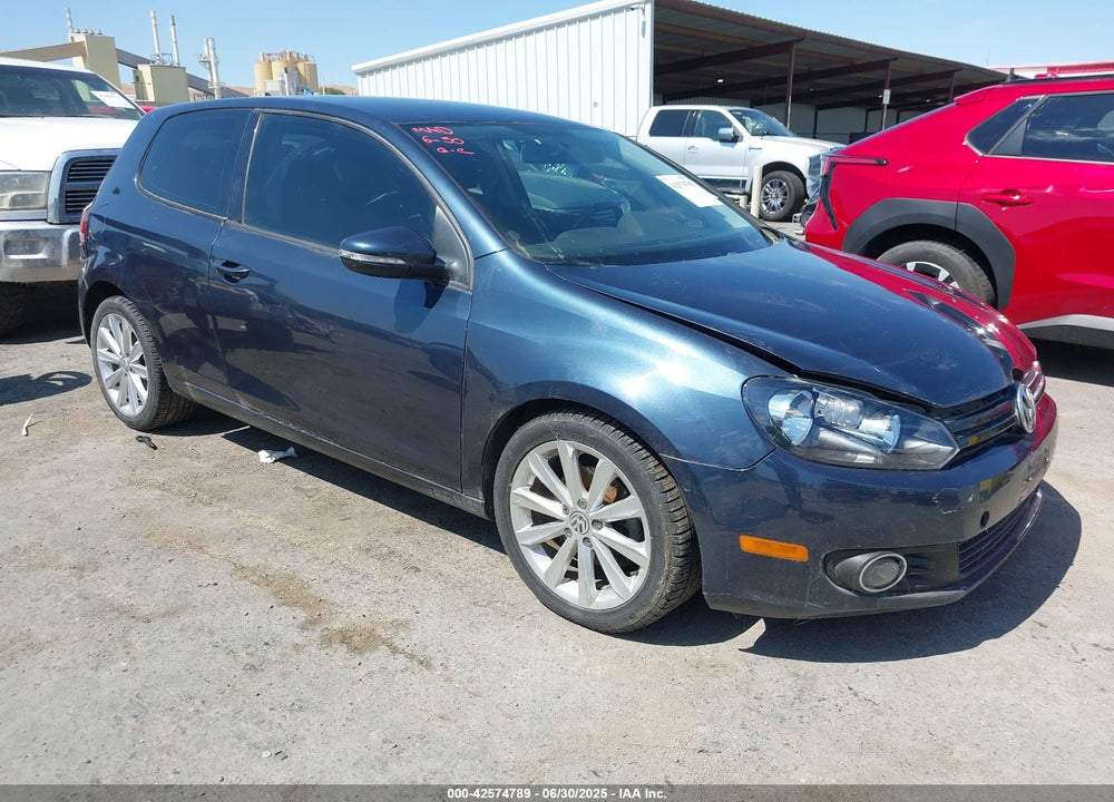 2012 VOLKSWAGEN GOLF TDI 2-DOOR VIN: WVWBM7AJ9CW295680