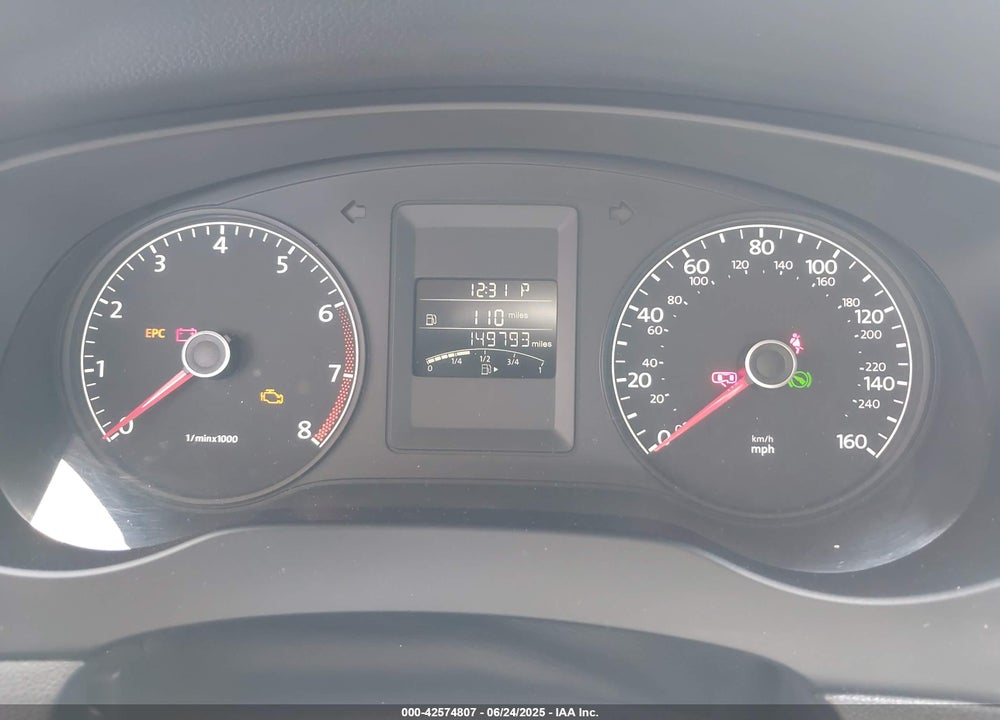 2013 VOLKSWAGEN JETTA 2.0L S VIN: 3VW2K7AJ2DM317443